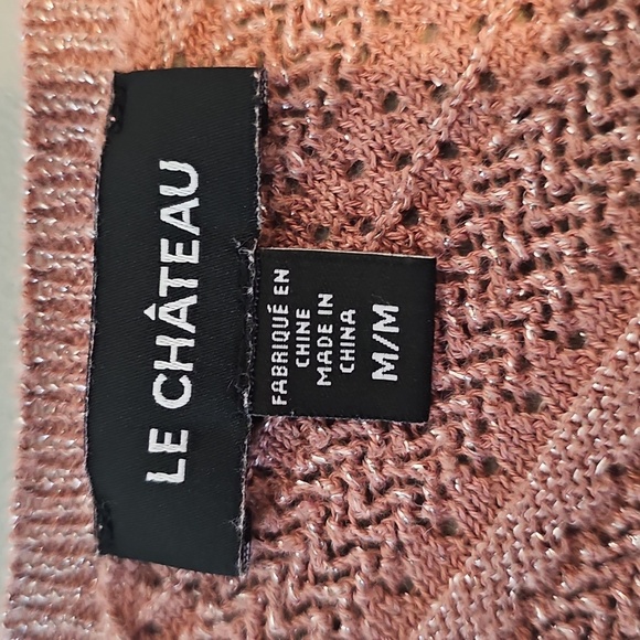 Le Chateau Medium Mauve Crew Neck Sweater - Picture 5 of 6